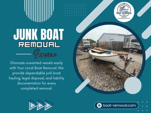 When handled properly through structured Boat Removal Services and careful Junk Boat Removal Service practices, even difficult and long-neglected boats can be removed safely, without creating new problems in the process.

Click here for more information: https://boat-removal.com/junk-boat-removal-services/

Your Local Boat Removal

Phone: +1833-605-7867

Read Our Blogs:
https://boatremoval.jimdofree.com/
https://boatremoval.brushd.com/
https://boatremoval.mystrikingly.com/

More Links:
https://beacons.ai/boatremoval
https://www.apsense.com/user/boatremoval
https://triberr.com/boatremoval