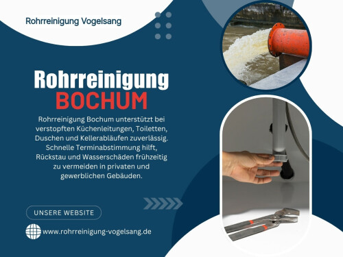 Eine professionelle rohrreinigung bochum beseitigt nicht nur aktuelle Blockaden, sondern hilft auch dabei, die tatsächlichen Ursachen zu erkennen. Gleichzeitig tragen regelmäßige abflussreinigung bochum und vorbeugende kanalreinigung bochum dazu bei, größere Schäden und kostspielige Notfälle zu vermeiden.

Klicken Sie hier für weitere Informationen: https://www.rohrreinigung-vogelsang.de/rohrreinigung-bochum

Rohrreinigung Vogelsang
Adresse: Plauenstraße 21 Dortmund North Rhine-Westphalia 44319
Telefon: 015792810410

Lesen Sie unsere Blogs:

https://rohrreinigungvogelsang.mystrikingly.com/
https://rohrreinigungvogelsang.weebly.com
https://rohrreinigungvogelsang.wordpress.com

Weitere Links:

https://www.twitch.tv/rohrreinigungvogelsang/about
https://www.patreon.com/c/rohrreinigungvogelsang
https://audio.com/rohrreinigung-vogelsang