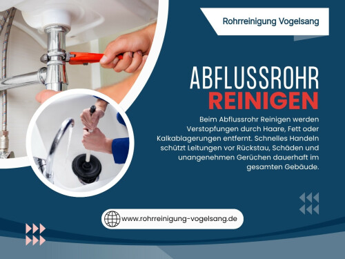 Feuchtigkeitsschäden, Schimmel, Rückstau und kostspielige Reparaturen entstehen oft nicht plötzlich, sondern entwickeln sich über längere Zeit. Deshalb lohnt es sich, erste Warnzeichen ernst zu nehmen und regelmäßig Maßnahmen zum abfluss reinigen und abflussrohr reinigen einzuplanen.

Rohrreinigung Vogelsang
Adresse: Plauenstraße 21 Dortmund North Rhine-Westphalia 44319
Telefon: 015792810410

Lesen Sie unsere Blogs:

https://6a21356501b07.site123.me
https://rohrreinigungvogelsang.weebly.com
https://rohrreinigungbochum.wixsite.com/rohrverstopft

Weitere Links:

https://disqus.com/by/rohrreinigungvogelsang/about/
https://speakerdeck.com/rohrreinigungvogelsang
https://www.reverbnation.com/rohrreinigungvogelsang
