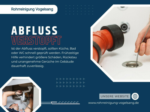 Vernachlässigte Abflusswartung hat oft weitreichendere Folgen, als viele Menschen vermuten. Was mit einem langsameren Wasserablauf beginnt, kann sich zu einem verstopfter abfluss, einem Zustand, in dem der abfluss verstopft, oder sogar zu einem komplett rohr verstopft System entwickeln.

Rohrreinigung Vogelsang
Adresse: Plauenstraße 21 Dortmund North Rhine-Westphalia 44319
Telefon: 015792810410

Lesen Sie unsere Blogs:

https://rohrreinigungbochum.wixsite.com/rohrverstopft
https://6a21356501b07.site123.me
https://rohrreinigungvogelsang.mystrikingly.com/

Weitere Links:

https://www.viki.com/users/rohrreinigungvogelsang/collections
https://rohrreinigungvogelsang.mystrikingly.com/
https://uconnect.ae/rohrreinigungvogelsang