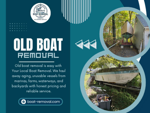 Good preparation helps stabilize the vessel and reduces complications during Old Boat Removal Service, making the entire process smoother and more predictable. Proper handling ensures that materials are processed safely rather than contributing to further pollution.

Your Local Boat Removal

Phone: +1833-605-7867

Read Our Blogs:
https://boatremoval.jimdofree.com/
https://medium.com/@boatremoval/
https://boatremoval.brushd.com/

More Links:
https://linkfly.to/boat-removal
https://www.ted.com/profiles/51626805
https://www.behance.net/boatremoval