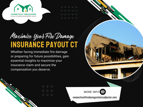 When your business or home is destroyed by a fire, the stress and shock can seem overwhelming. In addition to the emotional distress, you're now confronted with dealing with a complex insurance system—frequently while you're displaced from your business. 

Connecticut Fire Damage Claims Adjuster

Address: 28 Sunset Dr, Old Lyme, CT 06371

Read Our Blogs:
https://is.gd/G31UTH
https://tinyurl.com/273z4cah
https://v.gd/z7OgVp

More Links:
https://is.gd/puIDgl
https://tinyurl.com/2cmtzgdp
https://v.gd/uDtwFe