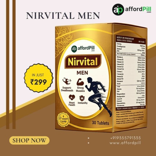 Nirvital Men is becoming a popular choice among men who want to support their daily wellness and maintain an active lifestyle. In today's busy world, many people look for convenient products that can easily fit into their everyday routine. This growing interest in health and wellness has helped increase the popularity of Nirvital Men among users searching for simple wellness support.

Many men today focus on maintaining balanced habits, staying active, and managing their daily responsibilities effectively. Products that are easy to use and convenient to include in daily life often attract more attention. Nirvital Men is gaining recognition because it fits the needs of modern lifestyles and offers a practical option for those looking to support their wellness goals.

Another reason for its popularity is the increasing awareness of healthy living. People are now more interested in products that help them maintain their daily routine and wellness habits. As a result, Nirvital Men continues to attract users who value convenience and consistency in their wellness journey.


Order Now:-https://www.affordpill.com/products/nirvital-men
E-mail :-info@affordpill.com
Address :-  D-67, Sector-6, Noida, Uttar Pradesh - 201301
Content No:- +91 9355791335, 9818310317