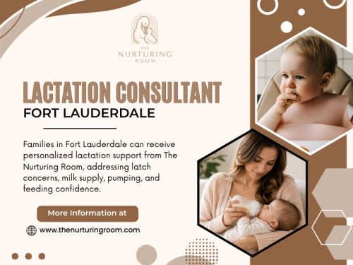 A caring Lactation Consultant Fort Lauderdale can provide guidance, answer questions, and help parents feel more prepared. With the right professional support, families can move forward with greater confidence and create a more comfortable feeding experience for both parent and baby.

Click here for more information: https://www.thenurturingroom.com/lactation-consultant

The Nurturing Room

Location: Weston, Florida, 33326, USA
Phone: +1-888-707-1320
Find Us On Google Maps: https://maps.app.goo.gl/hX82o7vCQovNiBKh6

Read Our Blogs:
https://thenurturingroom.wordpress.com/
https://thenurturingroom.weebly.com/
https://thenurturingroom.mystrikingly.com/

More Links:
https://beacons.ai/thenurturingroom
https://vimeo.com/thenurturingroom
https://www.magcloud.com/user/thenurturingroom