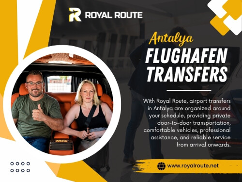 İyi planlanmış bir antalya flughafen transfer, uzun bir uçuşun ardından yolculuğun en yorucu kısmını daha rahat hale getirebilir. Sonuçta premium hizmetin en güzel tarafı gösteriş değil; yolcunun “Her şey düşünülmüş” hissine kapılmasıdır.

Bizi Google Haritalar'da Bulun: https://maps.app.goo.gl/pBArzfXdNAqbaSb77

Royal Route
Adres: Güzelyurt, 206. Sk. No:1, 07112 Aksu/Antalya, Türkiye
Telefon: +90 532 015 4470

Blog Yazılarımızı Okuyun:

https://royalrouteantalya.tumblr.com
https://royalrouteantalya.weebly.com
https://royalroute.mystrikingly.com/

Diğer Bağlantılar:

https://vimeo.com/royalrouteantalya
https://www.apsense.com/user/royalroute
https://www.ultimate-guitar.com/u/royalroute