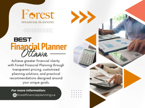 When searching for the Best Financial Planner Ottawa, many people are looking for someone who first understands their circumstances before suggesting solutions. Advice built around real-life goals is much easier to follow because it reflects the way people actually live.

Contact : Forest Financial Planning

Address: 115 Bank Street, Suite 23, Ottawa, Ontario, K1P 5N5, Canada

Phone Number: +16136637991

Read Our Blog:

https://forestfinancialplanning.mystrikingly.com/

https://site-yz6nqh1js.godaddysites.com/f/financial-advisor-ottawa

http://6a57335552743.site123.me

More Links:

https://forestfinancialplanning.mssg.me/

https://vimeo.com/forestfinancialplanning

https://500px.com/p/forestfinancialplanning