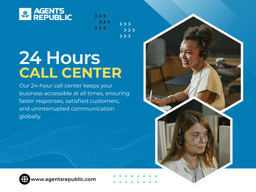 Trust is built through reliability. When customers know your brand is reachable, they feel safer buying from you, renewing with you, or upgrading to higher plans.A strong 24 hours call center operation communicates one message clearly: we are here when it matters.

Agents Republic Inc.
Headquarters: 666 Burrard Street, Suite 500,Vancouver, British Columbia,V6C 3P6 Canada
Phone: +1 (604) 210 8100

Read Our Blog:
https://agentsrepublicservices.wordpress.com
https://medium.com/@agentsrepublicservices/about

More Links:
https://beacons.ai/agentsrepublic
https://heylink.me/agentsrepublic/
https://mez.ink/agentsrepublic