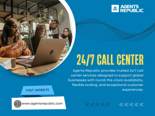 In 2026, people do not think in business hours. They shop late at night, book travel on weekends, and troubleshoot problems the moment they happen. They expect brands to be available when they need support, not when it is convenient for the company. That is why a 24/7 call center is no longer a “premium feature.” For customer-first brands, it is quickly becoming the standard

Agents Republic Inc.
Headquarters: 666 Burrard Street, Suite 500,Vancouver, British Columbia,V6C 3P6 Canada
Phone: +1 (604) 210 8100

Read Our Blog:
https://agentsrepublicservices.wordpress.com
https://medium.com/@agentsrepublicservices/about

More Links:
https://mez.ink/agentsrepublic
https://agentsrepublic.mssg.me/
https://campsite.bio/agentsrepublic