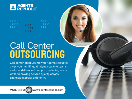 Today, customer expectations are higher than ever. People want fast answers, real empathy, consistent communication, and support that feels effortless across channels. A single bad interaction can lead to lost loyalty, negative reviews, and churn. In this environment, call center outsourcing is no longer just a cost decision. It is a customer experience strategy.

Agents Republic Inc.
Headquarters: 666 Burrard Street, Suite 500,Vancouver, British Columbia,V6C 3P6 Canada
Phone: +1 (604) 210 8100

Read Our Blog:
https://agentsrepublicservices.wordpress.com
https://medium.com/@agentsrepublicservices/about

More Links:
https://linktr.ee/agentsrepublic
https://agentsrepublic.mssg.me/
https://allmyfaves.com/agents_republic