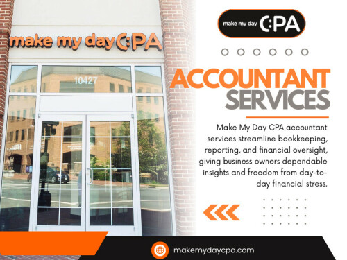 A knowledgeable certified public accountant takes the time to understand your financial situation and identify deductions you qualify for. Over time, missed deductions can cost individuals and businesses thousands of dollars.
Make My Day CPA
Address: 1700 Rockville Pike Suite 110, Rockville, MD 20852, United States
Phone : +13018812309
Find Us On Google Map: https://maps.app.goo.gl/Xp4yhV7ybAh9Ui747
Read Our Blog:
https://site-ld4h1k3is.godaddysites.com/f/cpa
https://makemydaycpamd.wordpress.com/
https://makemydaycpa.bcz.com/2026/01/08/certified-public-accountant/
 
More Links:
https://campsite.bio/makemydaycpa
https://vimeo.com/makemydaycpa
https://independent.academia.edu/makemydaycpamd