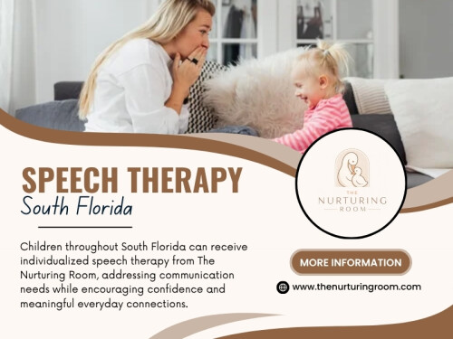 Families looking for Speech Therapy South Florida support often want a professional who can understand their child’s specific situation instead of offering a standard solution for everyone.

Click here for more information: https://www.thenurturingroom.com/speech-therapy

The Nurturing Room

Location: Weston, Florida, 33326, USA
Phone: +1-888-707-1320
Find Us On Google Maps: https://maps.app.goo.gl/hX82o7vCQovNiBKh6

Read Our Blogs:
https://thenurturingroom.wordpress.com/
https://thenurturingroom.medium.com/
https://thenurturingroom.mystrikingly.com/

More Links:
https://joy.bio/thenurturingroom
https://gravatar.com/thenurturingroom
https://500px.com/p/thenurturingroom