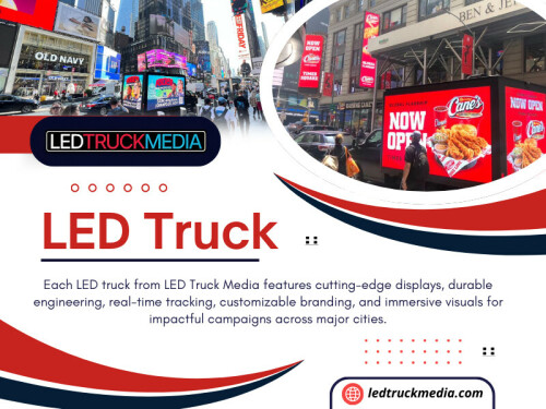 Whether you are running Digital billboard ads on a Led truck or deploying Truck billboards across busy streets, strong design decisions can determine whether your message is noticed — or ignored. This article breaks down practical, real-world design tips that help mobile billboard campaigns stand out and perform effectively.

LED Truck Media

Phone:+19172243633

Read our blogs:

https://truckmedialed.wordpress.com/

https://truckmedialed.mystrikingly.com

https://ledtruckmedia.weebly.com/led-truck-media

More links:

https://linktr.ee/ledtruckmedia

https://vimeo.com/ledtruckmedia

https://myanimelist.net/profile/ledtruckmedia