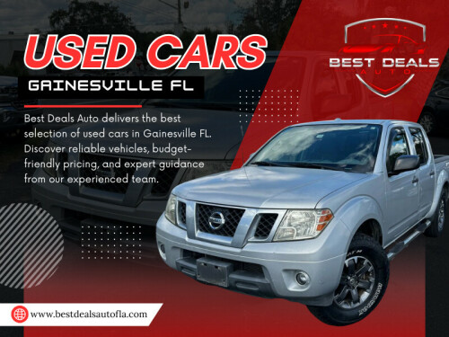For many people shopping for Used Cars Gainesville FL, this step is what separates a stressful purchase from a confident one. When key details are open and easy to review, buyers can make decisions based on facts rather than assumptions.

Address: 3432 N Main St, Gainesville, FL 32609, United States
Phone No: +13523167767

Find us on Google Maps: https://maps.app.goo.gl/NcDiaXYz3njbZHuF6

Reads Our Blogs:
https://694509e9a2cf4.site123.me/
https://bestdealsautofla.wordpress.com
https://bestdealsauto.mystrikingly.com/

Related Links:
https://heylink.me/bestdealsautofla/
https://gravatar.com/bestdealsautofla
https://www.magcloud.com/user/bestdealsautofla