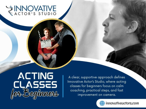Beginning an acting journey is often a mix of excitement and uncertainty. Many aspiring performers feel drawn to acting but hesitate because they lack experience or confidence. This is where acting classes for beginners become an essential starting point. Structured training helps newcomers move from curiosity to capability, guiding them step by step from their first class to their first performance.

Official Website: https://innovativeactors.com/beginner-drama-classes/

Innovative Actor's Studio
Address: 5112 Lankershim Blvd, North Hollywood, CA 91601, United States
Phone Number: +18182877252

Find Us On Google Map: https://maps.app.goo.gl/DDSoDL3V3JQpRrAq7

Read Our Blogs: 
https://innovativeactors.wordpress.com/
https://innovativeactors.weebly.com/
https://innovativeactor.wixsite.com/actingclasses

More Links: 
https://direct.me/innovativeactors
https://myspace.com/innovativeactorsla
https://myanimelist.net/profile/innovativeactor