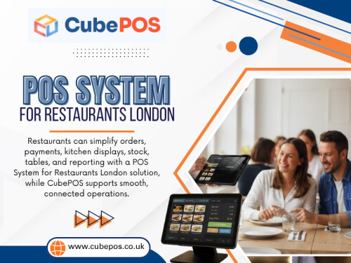 A POS System for Restaurants London should fit into the restaurant rather than forcing the restaurant to change its entire routine around the software.

Official Website: https://www.cubepos.co.uk/pos/restaurant-pos-london

Find Us On Google Map: https://maps.app.goo.gl/svVvshHCoCFVMN9ZA

CubePOS
Phone:  +447842892849

Read Our Blogs:

https://cubepos.yooco.org
https://cubeposofficial.medium.com/
https://cubepos.mystrikingly.com

More Links:

https://issuu.com/cubepos
https://www.behance.net/cubepos
https://www.trepup.com/@cubepos