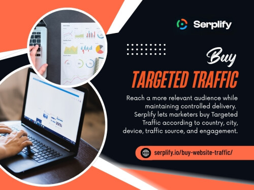 Before deciding to buy targeted traffic, businesses need to look at the bigger picture. A campaign can bring thousands of visits and still leave the sales dashboard looking exactly the same.

Click here for more information: https://serplify.io/buy-website-traffic/

Read Our Blogs:
https://serplifyio.weebly.com/
https://serplifyio.medium.com/
https://serplifyofficial.tumblr.com/

More Links:
https://heylink.me/serplifyio/
https://gravatar.com/serplifyofficial
https://triberr.com/serplifyio