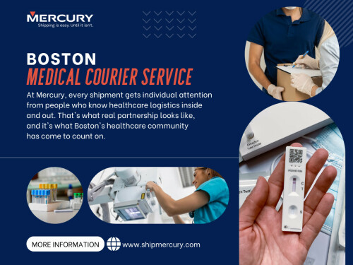 Healthcare logistics demands a different level of trust. Medical Courier Service Boston must operate with precision, accountability, and consistency.
Unlike standard delivery systems, Boston Medical Courier Service focuses on controlled handling and strict timing requirements.

Click here for more information: https://www.shipmercury.com/location/medical-courier-service-boston

Address: 61 Batterymarch St 1st Floor, Boston, MA 02110, United States
Phone: +1-617-723-5205
Email: support@shipmercury.com

Find Us On Google Maps: https://maps.app.goo.gl/ndWwnbPQDhuksmoq8

Read Our Blog:
https://medium.com/@shipmercuryservice/about
https://shipmercury.wordpress.com
https://shipmercury.weebly.com/

More Links:
https://heylink.me/shipmercury/
https://campsite.bio/shipmercury
https://disqus.com/by/shipmercuryma/about/
https://www.magcloud.com/user/shipmercury
https://gravatar.com/shipmercury