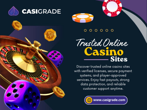 As a result, licensing is no longer just a technical requirement—it’s becoming a deciding factor. The gap between regulated and unregulated platforms will only become more visible. And the demand for genuinely Trusted Online Casino Sites will continue to rise.

Phone Number: 02-508-8798

Read Our Blogs:
https://casigrade.weebly.com
https://casigrade.brushd.com/
https://69f843e7eac9d.site123.me/

More Links:
https://heylink.me/casigrade
https://triberr.com/casigrade
https://www.trepup.com/@casigrade