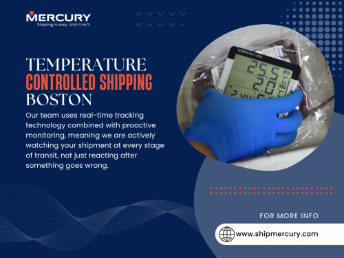Temperature Controlled Shipping in Boston handles the most vulnerable phase: transit between locations. This is where environmental variablestraffic, weather, delaysstart to interfere.
You’ve probably noticed how unpredictable urban logistics can be. Now imagine that unpredictability applied to a shipment that must stay within a narrow temperature range at all times.

Click here for more information:
https://www.shipmercury.com/cold-chain-logistics-boston
https://www.shipmercury.com/location/temperature-controlled-shipping-boston
https://www.shipmercury.com/location/cold-chain-transportation-boston
https://www.shipmercury.com/location/medical-courier-service-boston

Address: 61 Batterymarch St 1st Floor, Boston, MA 02110, United States
Phone: +1-617-723-5205
Email: support@shipmercury.com

Find Us On Google Maps: https://maps.app.goo.gl/ndWwnbPQDhuksmoq8

Read Our Blog:
https://medium.com/@shipmercuryservice/about
https://shipmercury.wordpress.com
https://shipmercury.weebly.com/

More Links:
https://heylink.me/shipmercury/
https://campsite.bio/shipmercury
https://disqus.com/by/shipmercuryma/about/
https://www.magcloud.com/user/shipmercury
https://gravatar.com/shipmercury