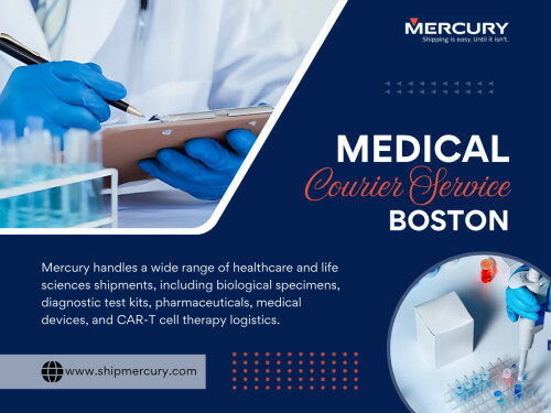 When timing becomes critical, standard logistics systems are no longer enough. That’s where Medical Courier Service Boston steps in.
Healthcare shipmentssuch as lab specimens, blood samples, and pharmaceuticalsoften operate under strict time constraints. Delays can render them unusable.
Boston Medical Courier Service is built around precision and accountability. Every step is documented, and every transfer is tracked to maintain chain-of-custody integrity.

Click here for more information: https://www.shipmercury.com/location/medical-courier-service-boston

Address: 61 Batterymarch St 1st Floor, Boston, MA 02110, United States
Phone: +1-617-723-5205
Email: support@shipmercury.com

Find Us On Google Maps: https://maps.app.goo.gl/ndWwnbPQDhuksmoq8

Read Our Blog:
https://medium.com/@shipmercuryservice/about
https://shipmercury.wordpress.com
https://shipmercury.weebly.com/

More Links:
https://heylink.me/shipmercury/
https://campsite.bio/shipmercury
https://disqus.com/by/shipmercuryma/about/
https://www.magcloud.com/user/shipmercury
https://gravatar.com/shipmercury