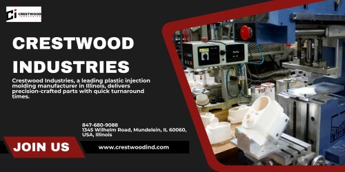 Crestwood Industries is a leading plastic injection molding company specializing in precision manufacturing, custom molding solutions, and high-quality plastic parts for various industries, ensuring exceptional service and reliable results.Visit: https://crestwoodind.com/