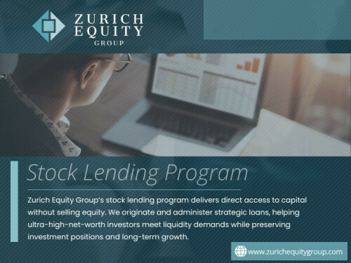 An investor seeking to maximize efficiency can also participate in a Stock Lending Program. This allows the temporary transfer of securities to other market participants, typically for short selling or trading obligations. In return, the lender earns a fee, providing a secondary income stream.

Zurich Equity Group

Address: Europaallee 41, 8004 Zürich Switzerland
Phone: +41 43 550 73 93

Read Our Blogs:
https://is.gd/fwpkuY
https://v.gd/THMGey
https://tinyurl.com/277re7sd

More Links:
https://is.gd/SkjUzu
https://tinyurl.com/23q6gl7o
https://v.gd/W82ZOS