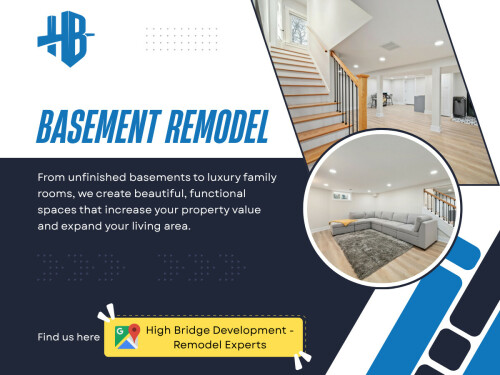 A successful basement remodel begins long before the drywall and paint. Basements, unlike upper levels, come with unique structural and environmental challenges. Moisture, lack of natural light, lower ceilings, and exposure to outdoor temperatures all need to be addressed at the start.

High Bridge Development

Address: 101 North 7th Street, Louisville, KY 40202, United States
Call Us: +15028616100
Email: info@highbridgedev.com
Find Us On Google Map: https://maps.app.goo.gl/njivtZAECzuXsPVw7

Read Our Blogs:
https://v.gd/kQJROi
https://is.gd/ORh9vu
https://tinyurl.com/266vhfq2

More Links:
https://tinyurl.com/24rg9dld
https://is.gd/e1wE8b
https://v.gd/7fYh9j