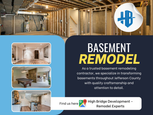 A basement renovation isn’t only about gaining more space—it’s a way to reimagine how your home supports your day-to-day needs. If you're exploring a basement remodel near me, the journey begins with clarity of purpose and ends in an upgraded, versatile space that boosts comfort and long-term value.

High Bridge Development

Address: 101 North 7th Street, Louisville, KY 40202, United States
Call Us: +15028616100
Email: info@highbridgedev.com
Find Us On Google Map: https://maps.app.goo.gl/njivtZAECzuXsPVw7

Read Our Blogs:
https://v.gd/kQJROi
https://is.gd/ORh9vu
https://tinyurl.com/266vhfq2

More Links:
https://is.gd/mkxeYr
https://tinyurl.com/2yprrky2
https://v.gd/QCq1BT