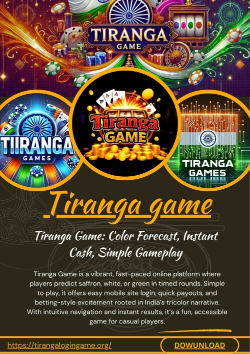 Tiranga Game Color Forecast, Instant Cash, Simple Gameplay