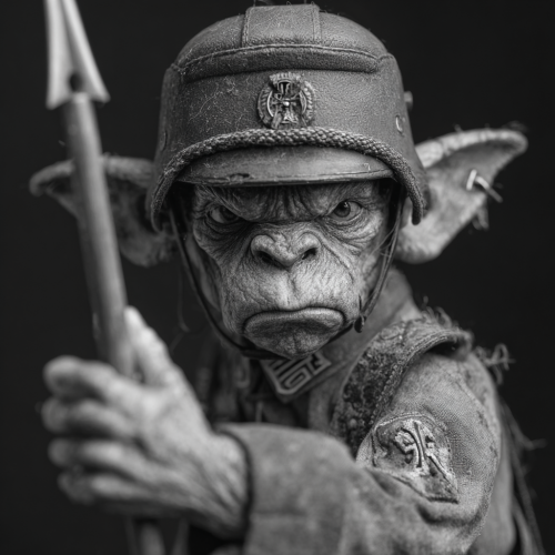 u3963761815 A dd goblin wearing a ww2 German uniform. Holding 38d8fbec a09c 426a a0c6 b35293f1fac3 0