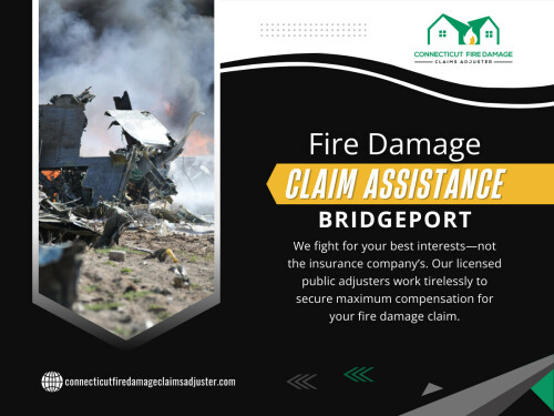 It is here where knowledge of the finer points of fire damage claim aid in Bridgeport comes into play. Insurance firms are corporations first, and although they might appear empathetic, their adjusters tend to do their best to limit pay. Without proper direction, most policyholders end up receiving much less than they are owed.

Connecticut Fire Damage Claims Adjuster

Address: 28 Sunset Dr, Old Lyme, CT 06371

Read Our Blogs:
https://v.gd/sw9dhJ
https://is.gd/cBPnrO
https://tinyurl.com/2ae9p5jl

More Links:
https://is.gd/4HM1QD
https://v.gd/8qT9C3
https://tinyurl.com/27n9zcv3