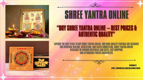 Get Original Shree Yantra Online – Attract Wealth & Positivity”