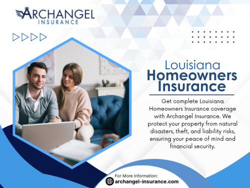 Many Louisiana Homeowners Insurance Companies offer discounts just for installing impact-resistant shingles or upgraded roofing materials. It’s one of the most effective upgrades for lowering your premium long-term.

Official Website - https://archangel-insurance.com/home-insurance-louisiana/

Find Us On Google Map - https://maps.app.goo.gl/PyJzYTFJGUZeEwPBA

Archangel Insurance

Contact Us - 
Address - 3527 Ridgelake Dr STE 200, Metairie, LA 70002, United States
Phone No - +1 (504) 290-0650

Read Our Blogs - 
https://archangelinsurance.wixsite.com/archangelinsurance/
https://medium.com/@archangelinsurance/home-insurance-louisiana-89efd2087a01

More Links - 
https://heylink.me/archangelinsurance
https://bio.link/archangelinsurance
https://www.buzzfeed.com/archangelinsurance
https://www.apsense.com/user/archangelinsurance