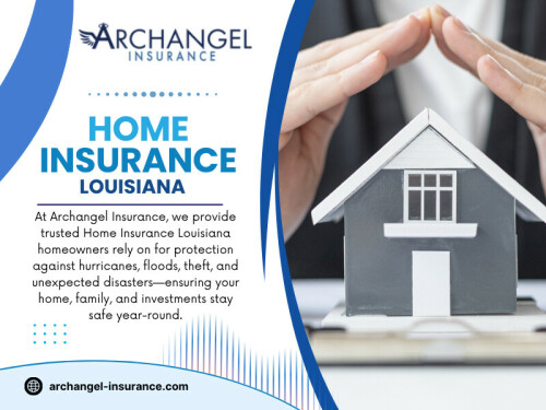 Most homeowners assume that the cost of Home Insurance Louisiana is something completely out of their control — a fixed expense they simply have to accept. But the truth is, even small upgrades around your home can make a big difference in how much you pay each year. Insurance companies reward homeowners who take steps to reduce risk, and many of these improvements don’t require major renovations or huge expenses.

Official Website - https://archangel-insurance.com/home-insurance-louisiana/

Find Us On Google Map - https://maps.app.goo.gl/PyJzYTFJGUZeEwPBA

Archangel Insurance

Contact Us - 
Address - 3527 Ridgelake Dr STE 200, Metairie, LA 70002, United States
Phone No - +1 (504) 290-0650

Read Our Blogs - 
https://medium.com/@archangelinsurance/home-insurance-louisiana-89efd2087a01
https://penzu.com/p/e3210e5fcbc8a0db

More Links - 
https://disqus.com/by/archangelinsurance/about/
https://www.magcloud.com/user/archangelinsurance
https://vimeo.com/archangelinsurance
https://linktr.ee/insuranceinla
