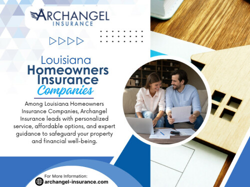 Many Louisiana Homeowners Insurance Companies offer discounts just for installing impact-resistant shingles or upgraded roofing materials. It’s one of the most effective upgrades for lowering your premium long-term.

Official Website - https://archangel-insurance.com/home-insurance-louisiana/

Find Us On Google Map - https://maps.app.goo.gl/PyJzYTFJGUZeEwPBA

Archangel Insurance

Contact Us - 
Address - 3527 Ridgelake Dr STE 200, Metairie, LA 70002, United States
Phone No - +1 (504) 290-0650

Read Our Blogs - 
https://archangelinsura.livejournal.com/1205.html
https://www.tumblr.com/archangelinsurance

More Links - 
https://disqus.com/by/archangelinsurance/about/
https://www.magcloud.com/user/archangelinsurance
https://vimeo.com/archangelinsurance
https://linktr.ee/insuranceinla