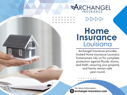 Most homeowners assume that the cost of Home Insurance Louisiana is something completely out of their control — a fixed expense they simply have to accept. But the truth is, even small upgrades around your home can make a big difference in how much you pay each year. Insurance companies reward homeowners who take steps to reduce risk, and many of these improvements don’t require major renovations or huge expenses.

Official Website - https://archangel-insurance.com/home-insurance-louisiana/

Find Us On Google Map - https://maps.app.goo.gl/PyJzYTFJGUZeEwPBA

Archangel Insurance

Contact Us - 
Address - 3527 Ridgelake Dr STE 200, Metairie, LA 70002, United States
Phone No - +1 (504) 290-0650

Read Our Blogs - 
https://www.tumblr.com/archangelinsurance/
https://site-og6inoeoy.godaddysites.com/f/workers-compensation-insurance-louisiana

More Links - 
https://www.snipesocial.co.uk/archangelinsurance
https://twitback.com/archangelinsurance
https://paperpage.in/archangelinsurance