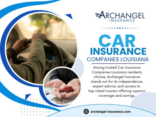 At Archangel Insurance, drivers receive clear explanations, honest guidance, and customized plans that make sense — no pressure and no confusion. If you're exploring Car Insurance Louisiana options or comparing Car Insurance Companies Louisiana, this is the easiest place to start.

Official Website - https://archangel-insurance.com/car-insurance-louisiana/

Find Us On Google Map - https://maps.app.goo.gl/PyJzYTFJGUZeEwPBA

Archangel Insurance

Contact Us - 
Address - 3527 Ridgelake Dr STE 200, Metairie, LA 70002, United States
Phone No - +1 (504) 290-0650

Read Our Blogs - 
https://site-og6inoeoy.godaddysites.com/f/workers-compensation-insurance-louisiana
https://archangelinsurance.wixsite.com/

More Links - 
https://www.ted.com/profiles/49188770
https://www.goodreads.com/user/show/189195286-archangel-insurance
https://gravatar.com/archangelinsurance
https://www.magcloud.com/user/archangelinsurance