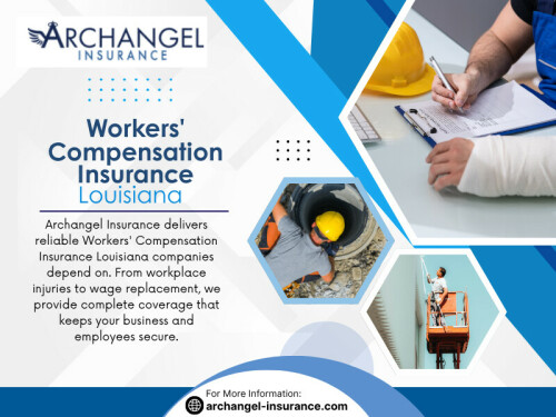 A proper Workers' Compensation Insurance Louisiana plan considers every possible risk, not just the obvious ones. A professional assessment helps you avoid gaps that could leave you paying out of pocket later.

Official Website - https://archangel-insurance.com/workers-compensation-insurance-louisiana/

Find Us On Google Map - https://maps.app.goo.gl/PyJzYTFJGUZeEwPBA

Archangel Insurance

Contact Us - 
Address - 3527 Ridgelake Dr STE 200, Metairie, LA 70002, United States
Phone No - +1 (504) 290-0650

Read Our Blogs - 
https://medium.com/@archangelinsurance/home-insurance-louisiana-89efd2087a01
https://penzu.com/p/e3210e5fcbc8a0db

More Links - 
https://www.anibookmark.com/user/archangelinsurance.html
https://dzone.com/users/5310070/archangelinsurance.html
https://archangelinsurance.quora.com/
https://heylink.me/archangelinsurance