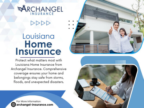 At Archangel Insurance, we’ve seen countless homeowners lower their premiums simply by making smart, preventative upgrades. If you’re looking for practical ways to save money on your Louisiana Home Insurance, here are some simple changes that can deliver instant results.

Official Website - https://archangel-insurance.com/home-insurance-louisiana/

Find Us On Google Map - https://maps.app.goo.gl/PyJzYTFJGUZeEwPBA

Archangel Insurance

Contact Us - 
Address - 3527 Ridgelake Dr STE 200, Metairie, LA 70002, United States
Phone No - +1 (504) 290-0650

Read Our Blogs - 
https://www.tumblr.com/archangelinsurance/
https://site-og6inoeoy.godaddysites.com/f/workers-compensation-insurance-louisiana

More Links - 
https://www.snipesocial.co.uk/archangelinsurance
https://twitback.com/archangelinsurance
https://paperpage.in/archangelinsurance