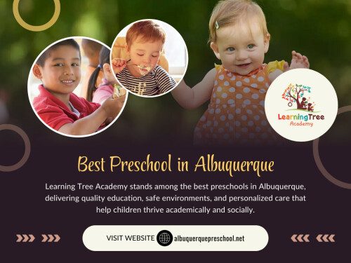 Ask how often you’ll get updates and what kind; daily reports, photos, weekly notes, or face-to-face check-ins. The Best Preschool In Albuquerque experience includes strong parent communication.

Learning Tree Academy
Address: 3615 Candelaria Rd NE, Albuquerque, NM 87110, United States
Phone Number: +15058881668

Find Us On Google Map: https://goo.gl/maps/sXHaNYEYyPwfkx4KA

Read Our Blogs:
https://albuquerquepreschool.wordpress.com/2026/01/16/preschool-albuquerque-nm/

https://albuquerquepre-school.weebly.com/learning-tree-academy/daycare-albuquerque1182166

https://albuquerquepreschool.tumblr.com/post/805892097293041664/best-daycare-in-albuquerque

More Links:
https://myslink.app/albuquerqueprescho0l
https://soundcloud.com/albuquerquepreschool
https://www.magcloud.com/user/albuquerquepreschool