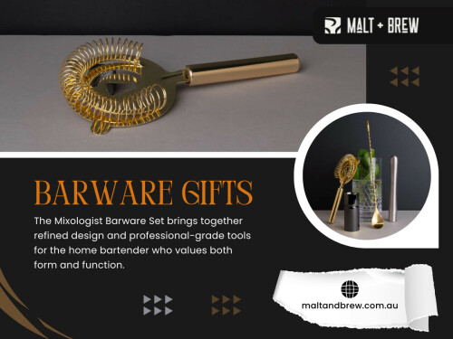 A premium glass set instantly upgrades his home bar and makes even a simple pour feel intentional. It’s one of the easiest Barware Gifts because it’s practical, stylish, and always used.

 Malt & Brew
Address: 1/22 Westpool Drive, Hallam, Victoria 3803, Australia
Phone: +61 423 032 090

For more Information :  https://maltandbrew.com.au/collections/all-barware

Google Map: https://goo.gl/maps/6E6GLMhRsbiSQV577

Read Our Blogs:
https://maltandbrewaus.wixsite.com/maltandbrew/post/cocktail-shaker-gift-set
https://67824ace99913.site123.me/blog/cocktail-shaker-set
https://maltandbrew.weebly.com/blog/barware

More Links:
https://www.allmyfaves.com/maltandbrew/
https://www.quora.com/profile/Malt-and-Brew
https://soundcloud.com/maltandbrew