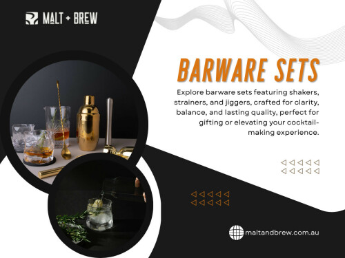 Even with a modest budget, a complete Barware Set always feels more intentional than a standalone item. This is why Barware Gift Sets are such effective gifts. They suggest thought, planning, and usefulness.

 Malt & Brew
Address: 1/22 Westpool Drive, Hallam, Victoria 3803, Australia
Phone: +61 423 032 090

For more Information :  https://maltandbrew.com.au/collections/barware-bundles

Google Map: https://goo.gl/maps/6E6GLMhRsbiSQV577

Read Our Blogs:
https://maltandbrew.weebly.com/blog/barware
https://maltandbrewaus.wixsite.com/maltandbrew/post/cocktail-shaker-gift-set
https://maltandbrewaus.wordpress.com/2026/01/19/barware-gifts/


More Links:
https://linktr.ee/maltandbrew
https://en.gravatar.com/maltandbrewaus
https://soundcloud.com/maltandbrew