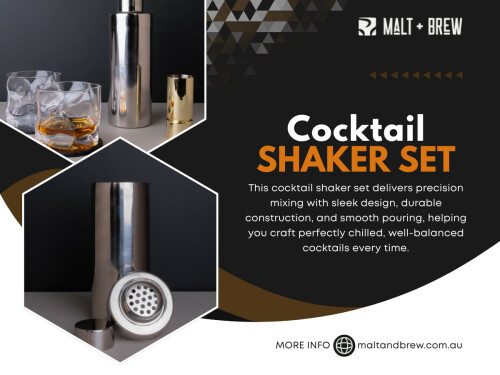 Explore the Malt & Brew Cocktail Glasses collection to find glassware that looks premium, feels right in the hand, and makes every cocktail taste and look better especially when paired with the right cocktail shakers or a gift-ready Cocktail Shaker Gift Set.

 

 Malt & Brew

Address: 1/22 Westpool Drive, Hallam, Victoria 3803, Australia

Phone: +61 423 032 090

 

For more Information :  https://maltandbrew.com.au/collections/all-barware

 

Google Map: https://goo.gl/maps/6E6GLMhRsbiSQV577

 

Read Our Blogs:

https://maltandbrew.mystrikingly.com/blog/cocktail-making-kits

https://maltandbrew-04.webselfsite.net/blog/2026/01/15/cocktail-glasses

https://67824ace99913.site123.me/blog/cocktail-shaker-set

More Links:.

https://beacons.ai/maltandbrewaus

https://en.gravatar.com/maltandbrewaus

https://soundcloud.com/maltandbrew