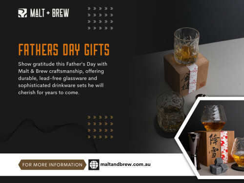 Celebrate dad in a special way using thoughtful Fathers Day gifts that will complement his interests and tastes. Malt & Brew presents a collection of thoughtfully chosen presents that can be considered by dads, such as beer glasses, gift baskets, and fun surprises that will be much appreciated by dad and loved ones to show gratitude and significance to dad’s life.

 

 Malt & Brew

Address: 1/22 Westpool Drive, Hallam, Victoria 3803, Australia

Phone: +61 423 032 090

 

For more Information : https://maltandbrew.com.au/pages/gifts-for-him/

 

Google Map: https://goo.gl/maps/6E6GLMhRsbiSQV577

 

Read Our Blogs:

https://maltandbrew-04.webselfsite.net/blog/2026/01/15/cocktail-glasses

https://maltandbrew.mystrikingly.com/blog/cocktail-making-kits

https://maltandbrew.blogspot.com/2026/01/anniversary-gifts-for-him.html

 

More Links:

https://disqus.com/by/maltandbrew/about/

https://dochub.com/maltandbrewaus

https://linktr.ee/maltandbrew