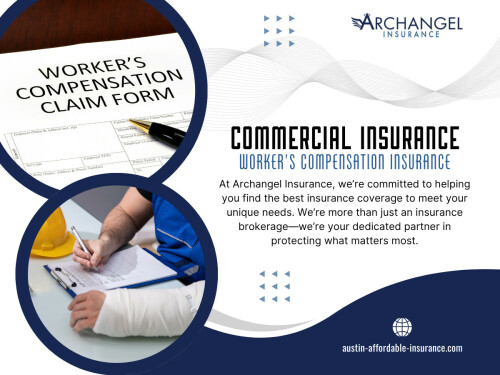 Many Austin families are entrepreneurs. Maybe you own a food truck, run a cleaning service, or handle small contracting jobs. That’s where Commercial Insurance Worker’s Compensation Insurance come in.
They protect your income, tools, and employees — everything your household depends on. Without them, one accident or property loss could erase years of hard work.

Find us on Google Map - https://maps.app.goo.gl/DgM8uwRpWbHRrGkW8

Archangel Insurance Austin
Contact Us -
Address - 901 Mopac Expressway South, Building 1, Suite 300, Austin, Texas 78746
Phone No - 737-257-6007

Read Our Blogs - 
https://site-e74w2z9y7.godaddysites.com/f/affordable-insurance-austin-tx
https://archangelinsuranceaustin.medium.com/commercial-insurance-austin-tx-211852dd3eaa

More Links - 
https://tap.bio/@archangelinsuranceaustin
https://linkfly.to/archangelinsuranceaustin
https://www.flickr.com/people/archangelinsuranceaustin/