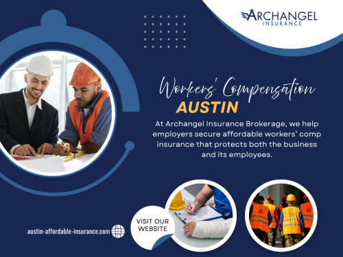 Even one workplace injury can turn into a costly legal issue if you’re uninsured. Workers’ compensation Austin coverage protects both the employer and employee by covering medical bills, rehabilitation, and lost wages. Beyond legal protection, it also builds trust with your team. Employees feel safer knowing their employer has their back. For industries like construction, landscaping, or delivery services, commercial workers comp Austin TX isn’t optional — it’s a necessity for peace of mind.

Official Website - https://austin-affordable-insurance.com/commercial-and-workmans/

Find us on Google Map - https://maps.app.goo.gl/DgM8uwRpWbHRrGkW8

Archangel Insurance Austin
Contact Us -
Address - 901 Mopac Expressway South, Building 1, Suite 300, Austin, Texas 78746
Phone No - 737-257-6007

Read Our Blogs - 
https://austininsurance.wixsite.com/austininsurance
https://site-e74w2z9y7.godaddysites.com/f/affordable-insurance-austin-tx

More Links - 
https://linkin.bio/archangelinsuranceaustin
https://igli.me/archangelinsuranceaustin
https://gravatar.com/archangelinsuranceaustin
https://www.anibookmark.com/user/austininsurance.html