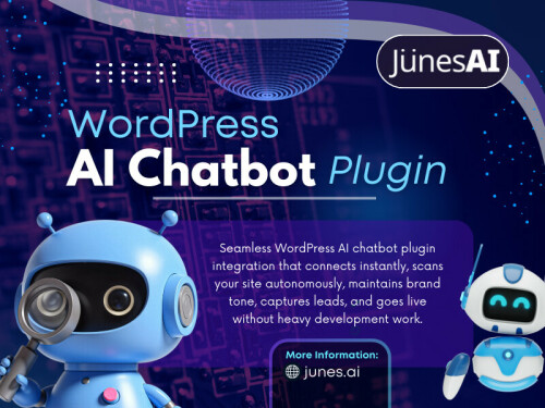 With a good choice of an optimized WordPress AI Chatbot Plugin Integration, appropriate loading time considerations, and ready users taking precedence over automating on loading, websites are able to derive benefits from chatbots without losing anytime or stability.

Read Our Blogs:
https://aijunes.wordpress.com/
https://junesai.tumblr.com/
https://junesai.wixsite.com/junesai/

More Links:
https://allmyfaves.com/junesai
https://medium.com/@aijunes/about
https://myanimelist.net/profile/junesai
https://talk.plesk.com/members/junesai.479676/