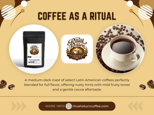 To bring back coffee as a ritual doesn’t mean you have to upend your life or spend more time in the morning. It means you have to upend how you show up to something you already do every day.A ritual isn’t about perfection. It’s about intention. By pausing just enough to notice what you’re doing, coffee can go from being a habit to a moment of awareness.

Read Our Blogs:
https://ritualreturncoffee.wordpress.com
https://ritualreturncoffee.tumblr.com/
https://medium.com/@ritualreturncoffee/spiritual-coffee-experience-a32b4f0869ef

Related Links:
https://c8ke.me/ritualreturncoffee
https://vimeo.com/ritualreturncoffee
https://disqus.com/by/ritualreturncoffee/about/