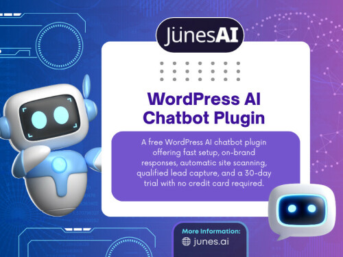 On WordPress sites, where multiple plugins already compete for resources, a poorly timed WordPress AI Chatbot Plugin Free can become the tipping point that pushes performance below acceptable levels.

Read Our Blogs:
https://aijunes.wordpress.com/
https://junesai.tumblr.com/
https://junesai.wixsite.com/junesai/

More Links:
https://c8ke.me/junesai
https://www.apsense.com/user/junesai
https://www.blurb.com/user/junesai
https://zumvu.com/junesai/