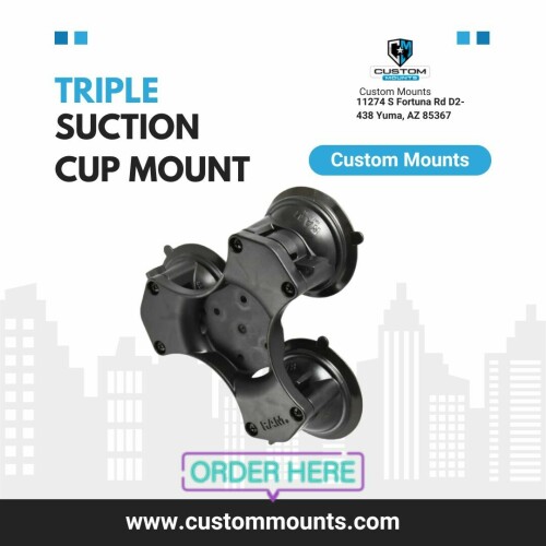 Triple Suction Cup Mount